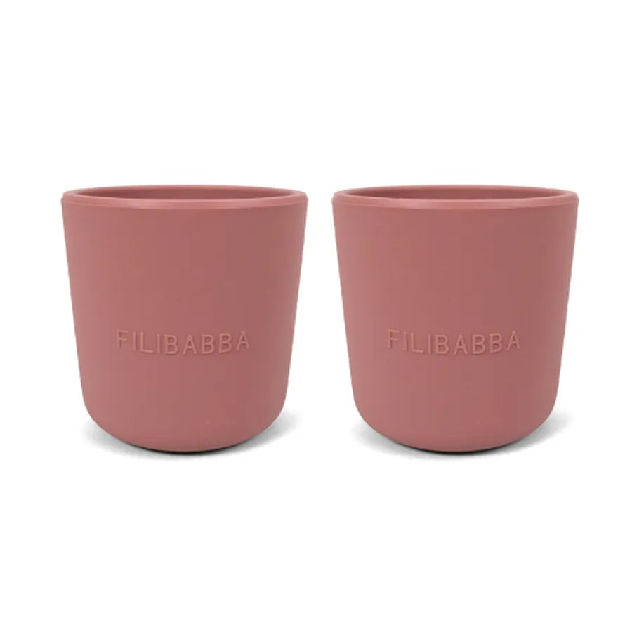Pahare din silicon, set de 2 bucăți, rose