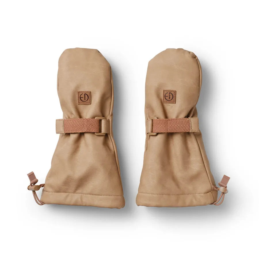 Mănuși din material impermeabil, 1-3 ani, aviator brown