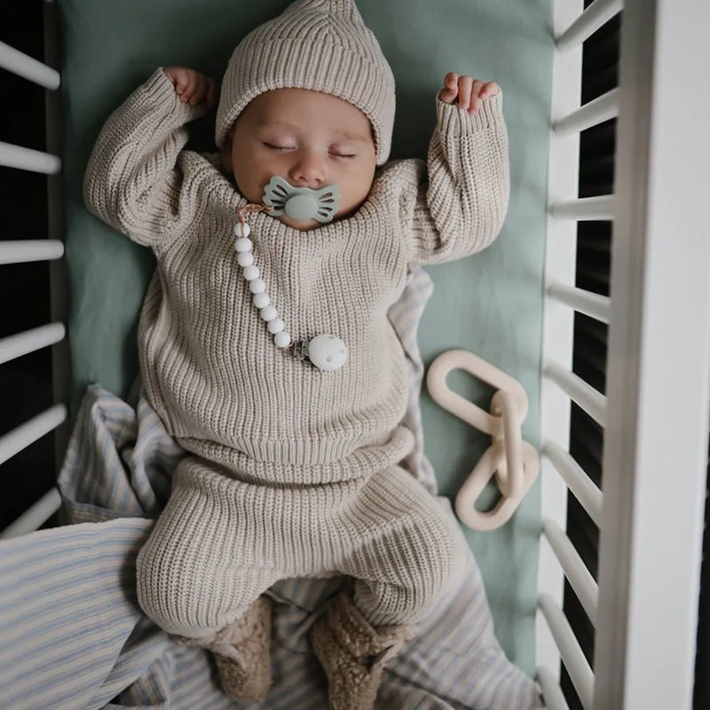 Bluză din tricot, Mushie, beige