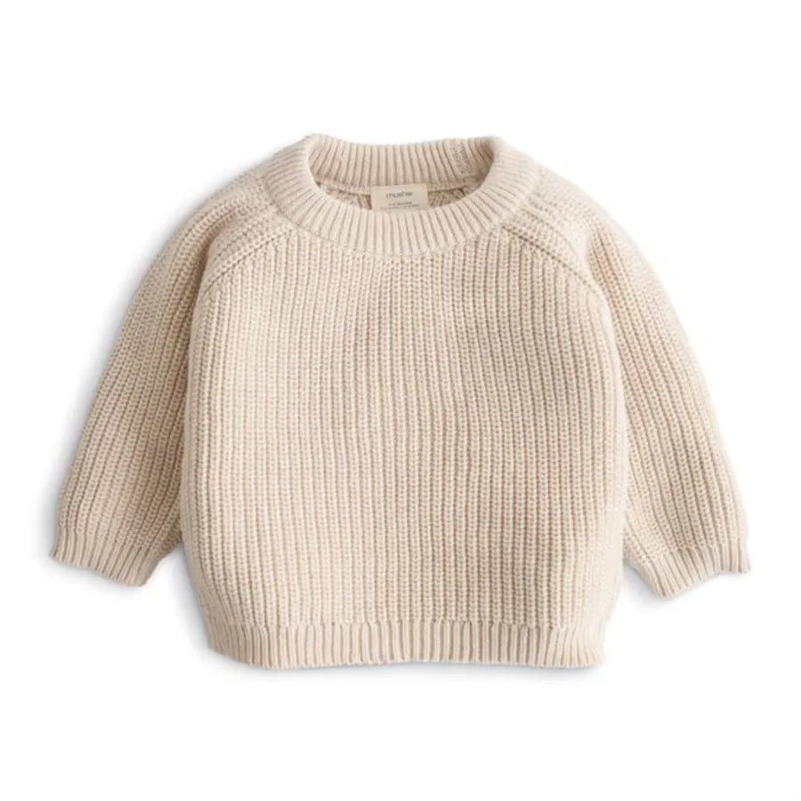Bluză din tricot, Mushie, beige