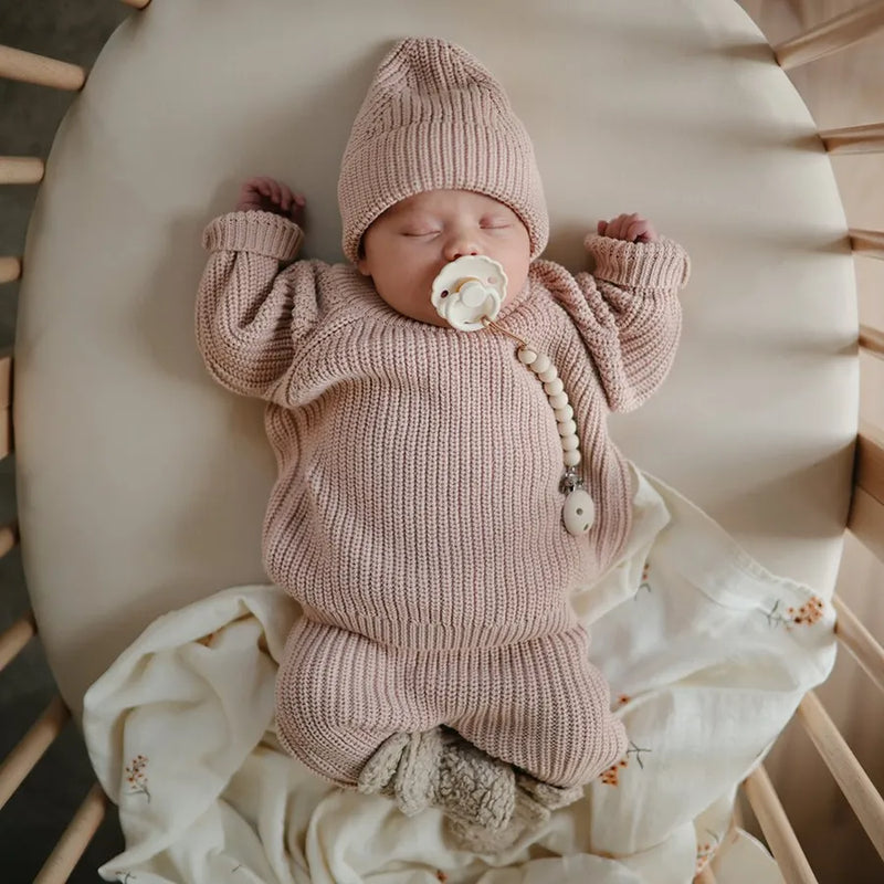 Bluză din tricot, Mushie, blush