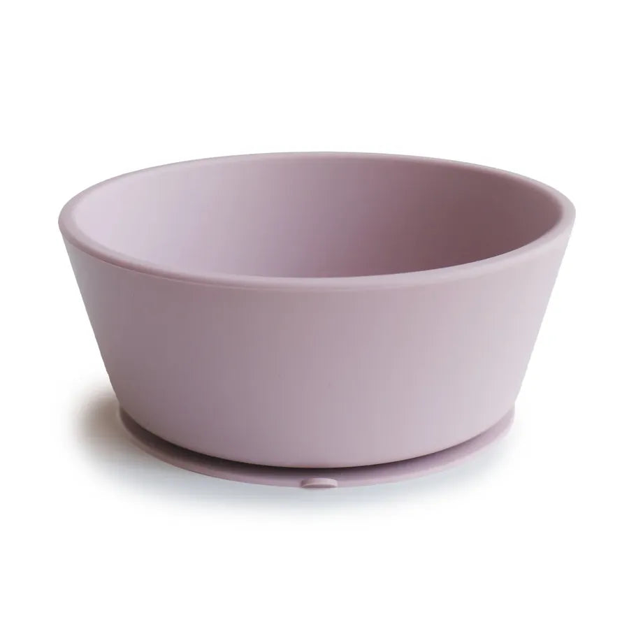 Bol din silicon, cu ventuză, soft lilac