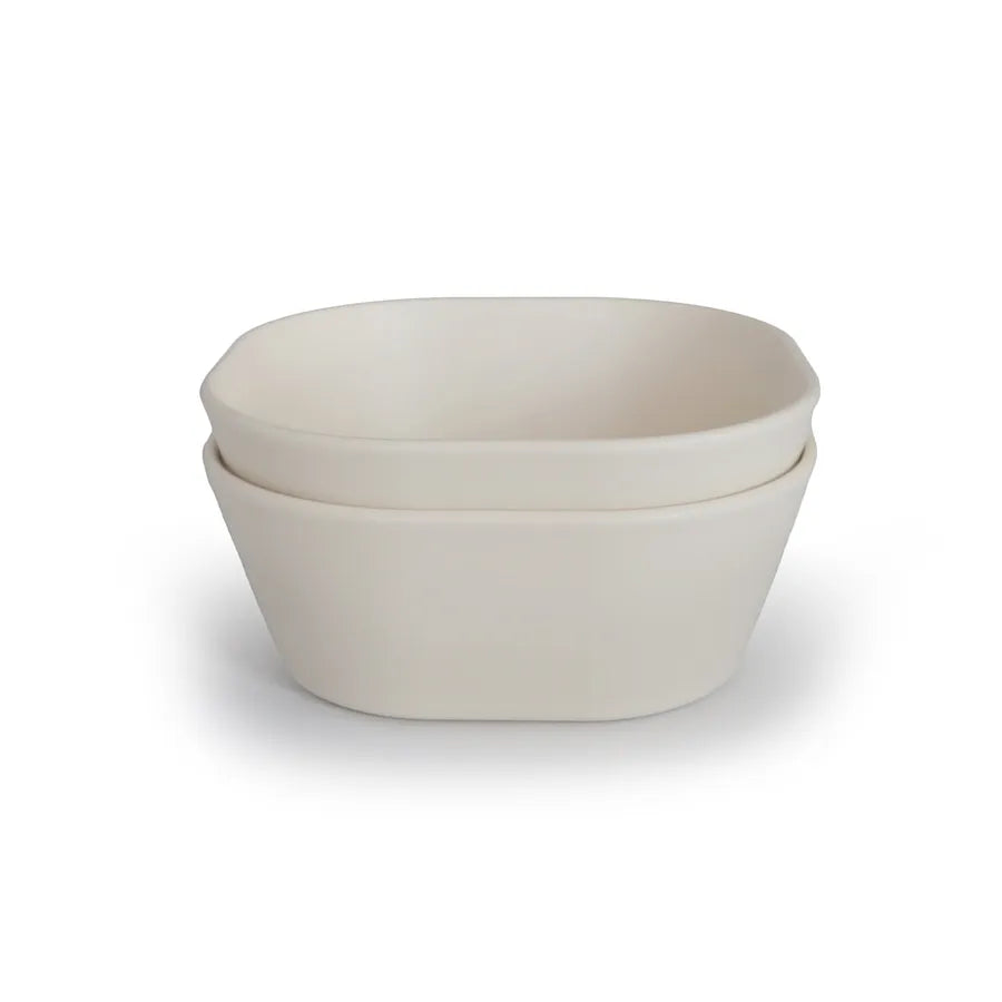 Boluri pătrate, set 2 bucăți, Ivory