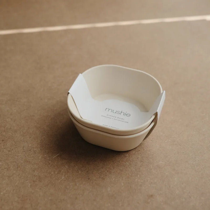 Boluri pătrate, set 2 bucăți, Ivory