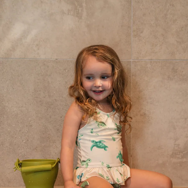 Costum de baie anti-UV, Eva, First Swim, 3-4 ani