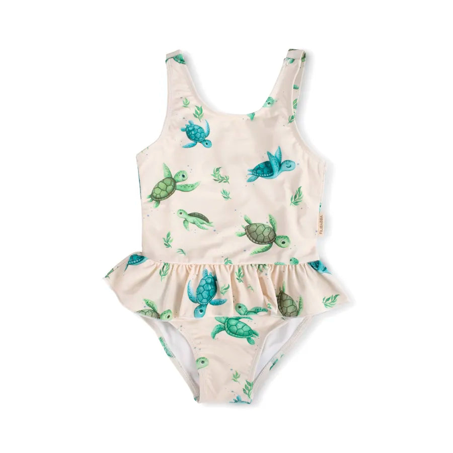 Costum de baie anti-UV, Eva, First Swim, 3-4 ani