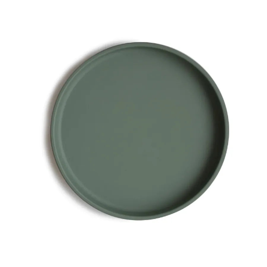 Farfurie clasică din silicon, cu ventuză, dried thyme