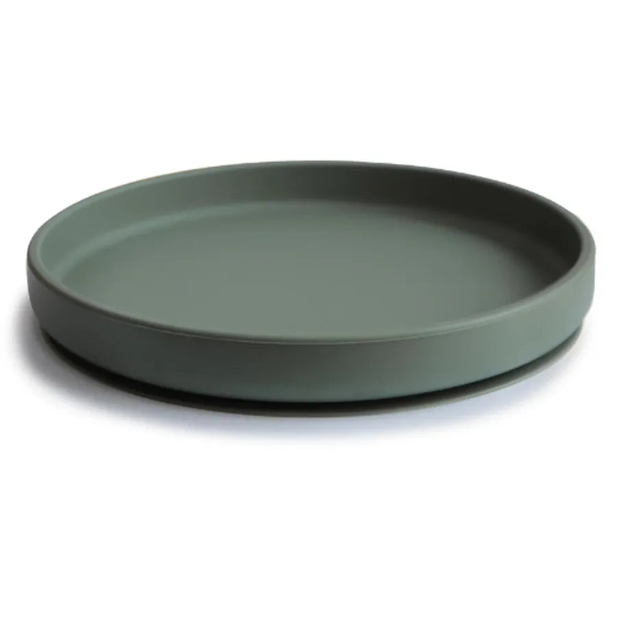 Farfurie clasică din silicon, cu ventuză, dried thyme