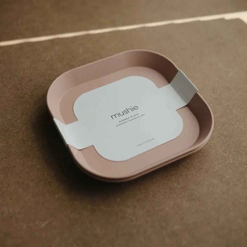 Farfurii pătrate, set 2 bucăți, Blush