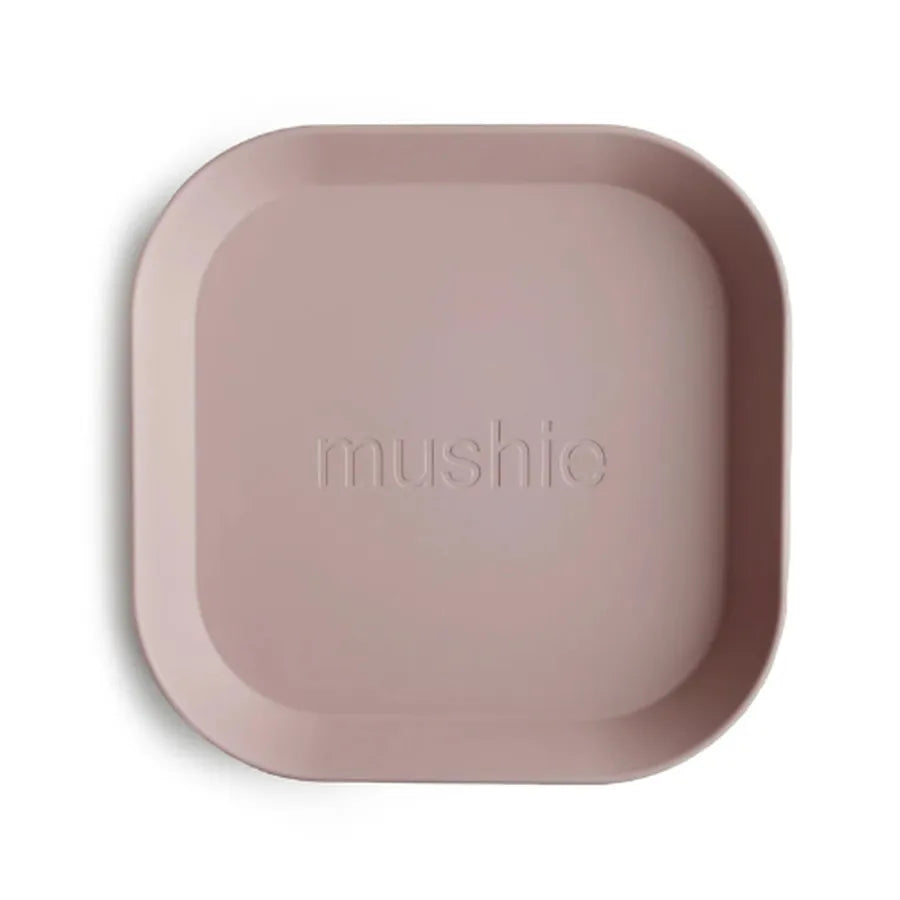 Farfurii pătrate, set 2 bucăți, Blush
