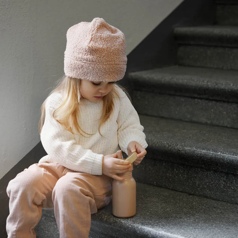 Fes, Autumn Beanie, pink boucle