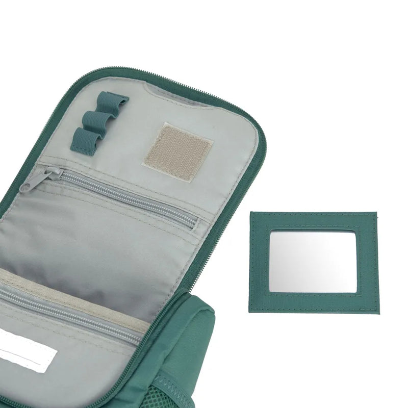 Geantă mini pentru produse personale, little gang, dark green