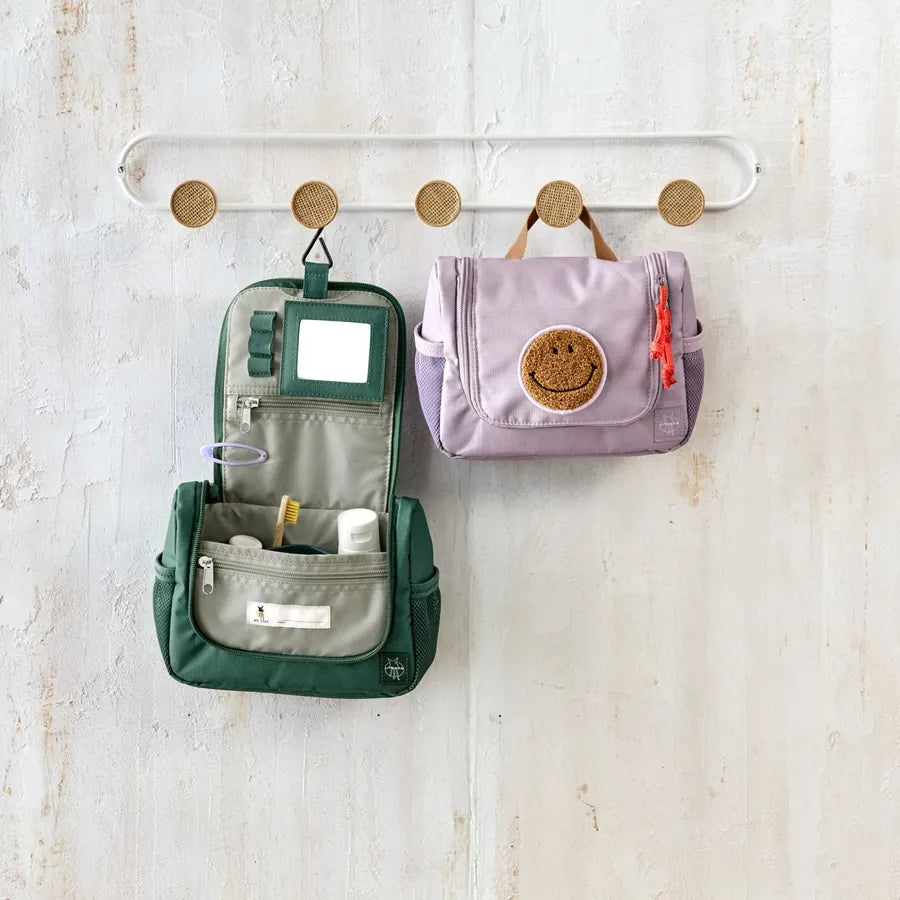 Geantă mini pentru produse personale, little gang, dark green