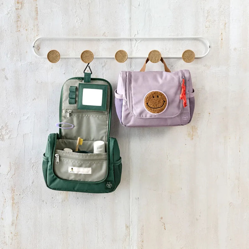 Geantă mini pentru produse personale, little gang, dark green