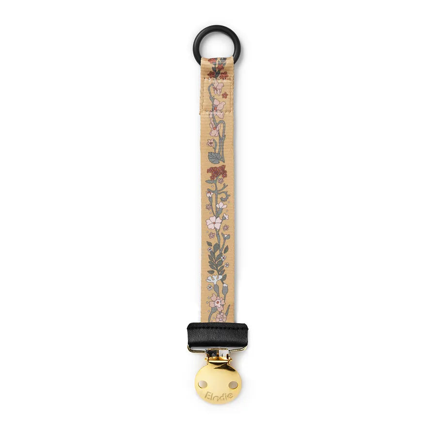 Lanț pentru suzetă, golden vintage flower