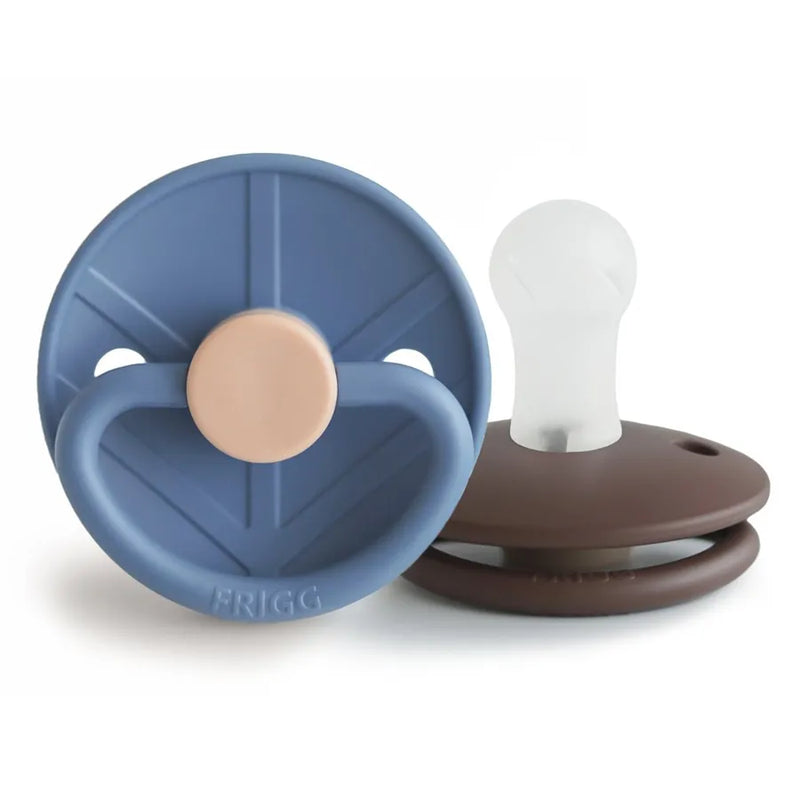 Suzete din silicon Little Viking, set de 2 bucăți, harald/bjorn