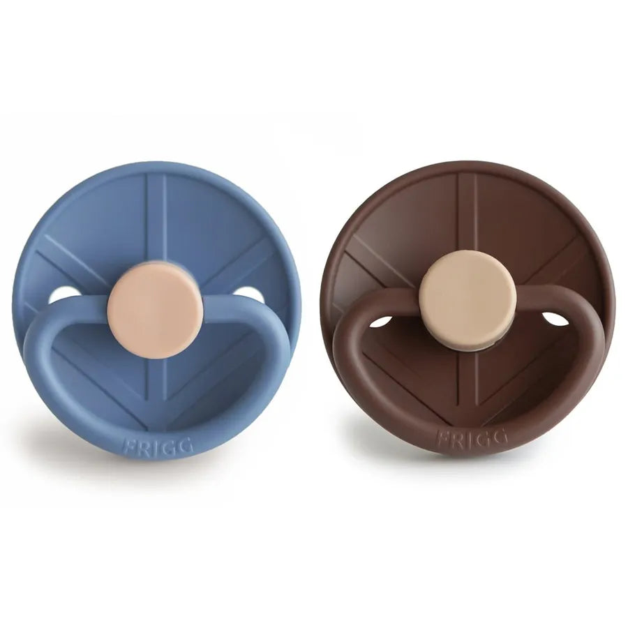 Suzete din silicon Little Viking, set de 2 bucăți, harald/bjorn