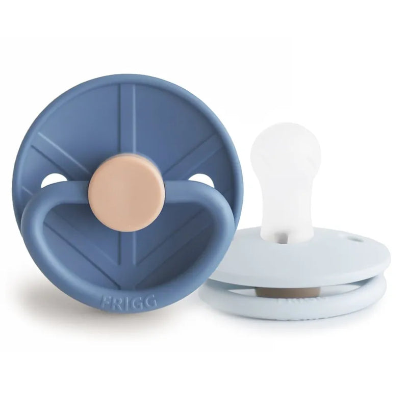 Suzete din silicon Little Viking, set de 2 bucăți, harald/knud