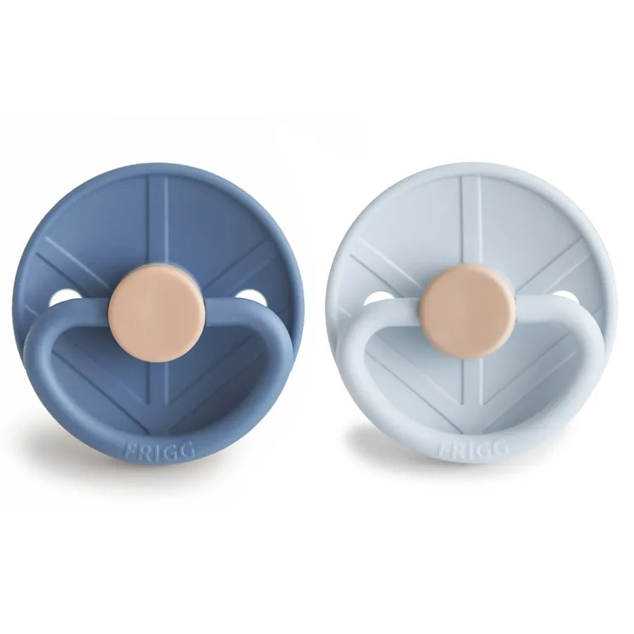 Suzete din silicon Little Viking, set de 2 bucăți, harald/knud