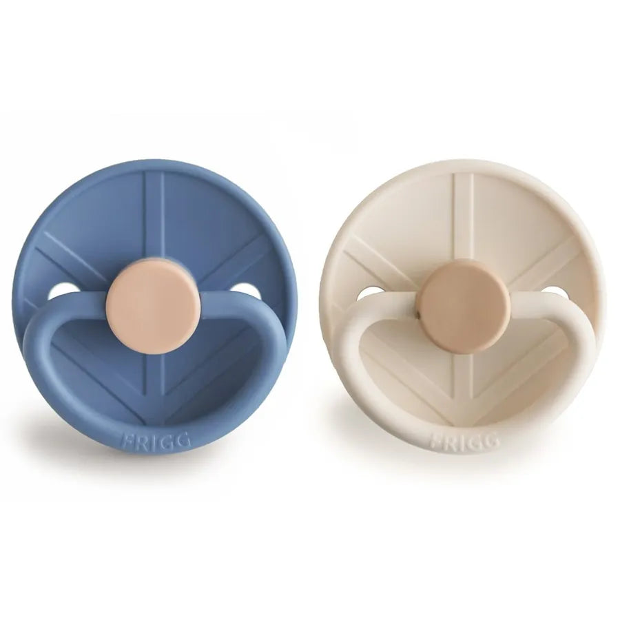 Suzete din silicon Little Viking, set de 2 bucăți, harald/sigrid