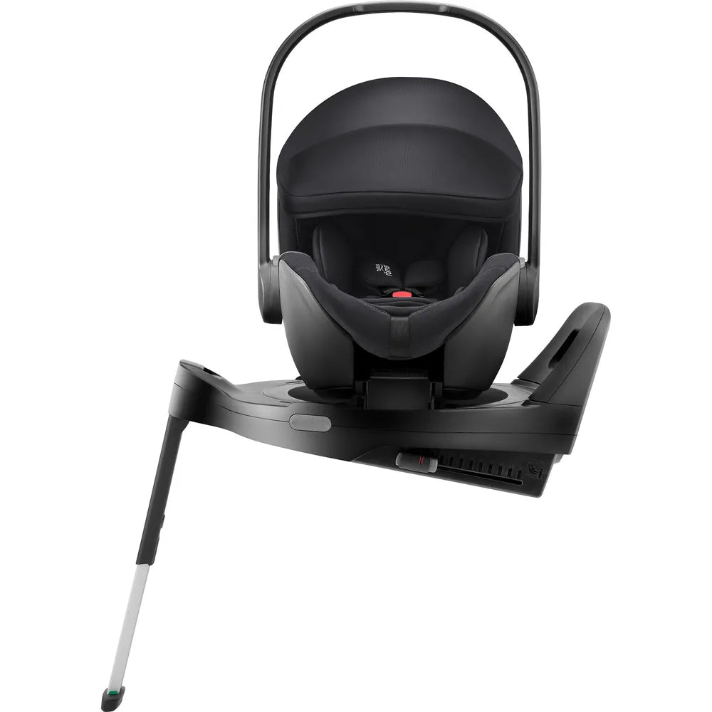 Scaun auto tip scoică pentru copii Britax Römer, reclinabil, 0-15 luni, 40-85 cm, 0-13 kg, BABY-SAFE PRO, deep black