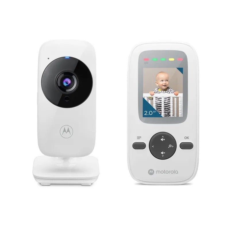 Dispozitiv de monitorizare video pentru bebelusi, Motorola VM481, White