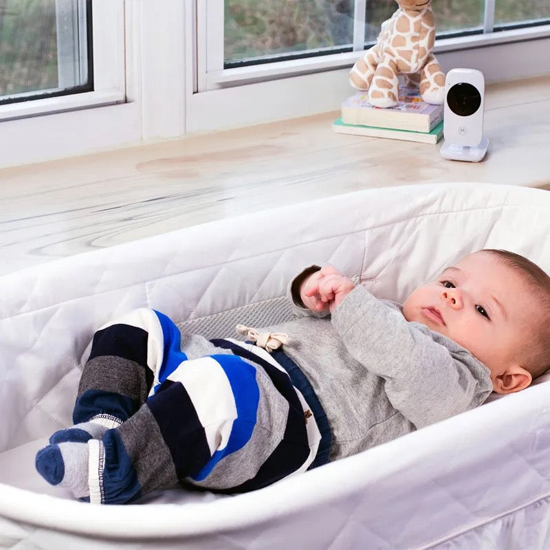 Dispozitiv de monitorizare video pentru bebelusi, Motorola VM481, White