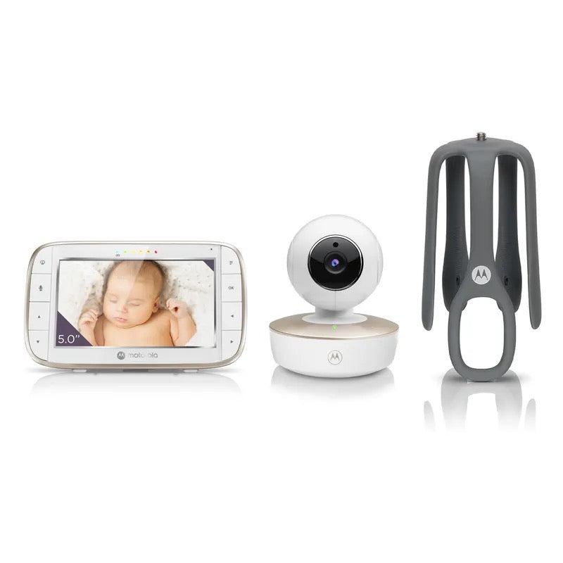 Dispozitiv de monitorizare video pentru bebelusi, Motorola VM855 Connect, Alba