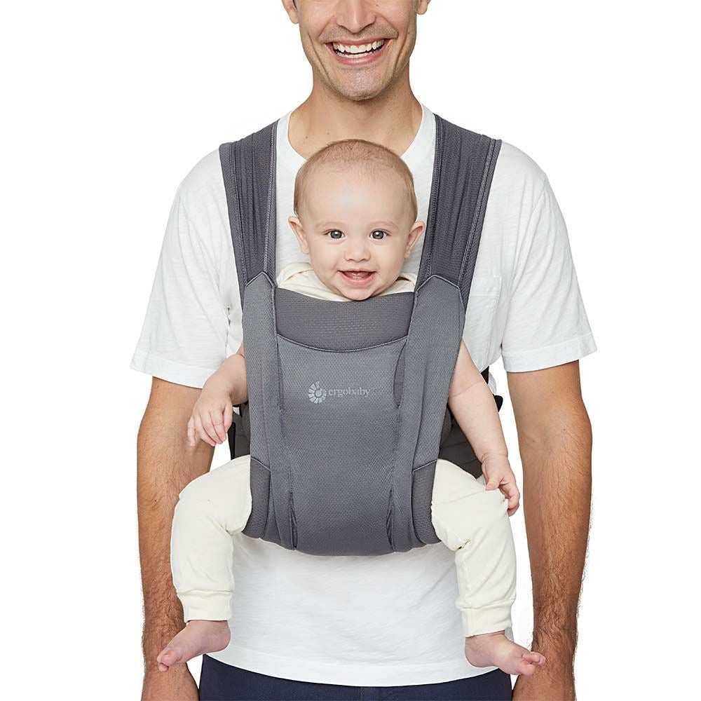 Marsupiu Ergobaby Embrace Soft Air Mesh - Wasted Black