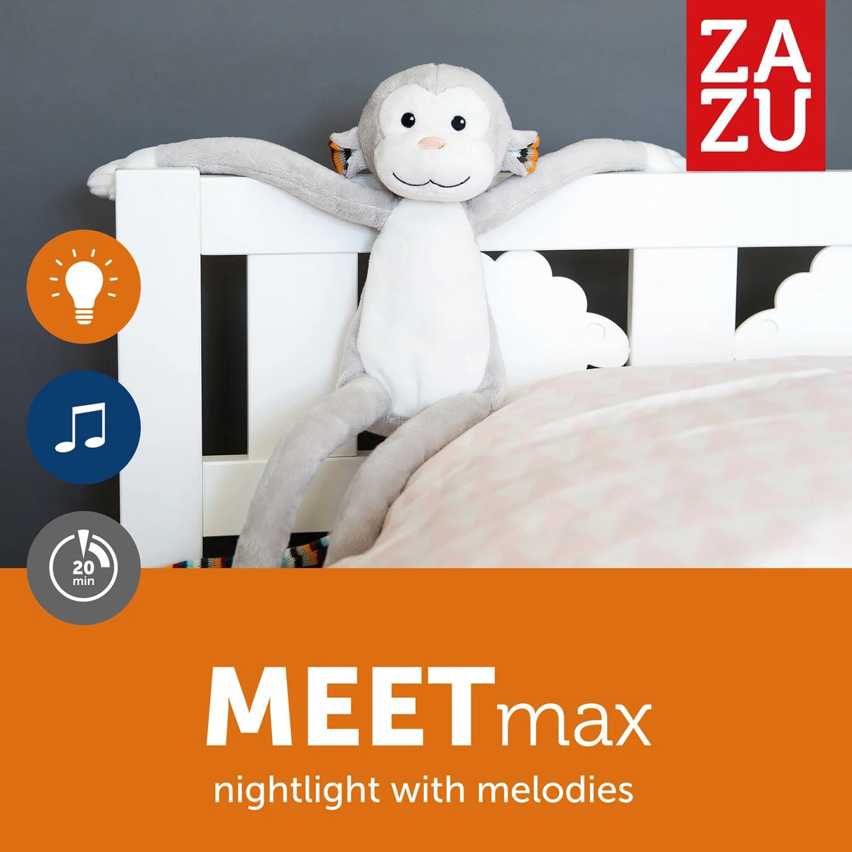 Max - Amic Muzical Luminos Maimuță