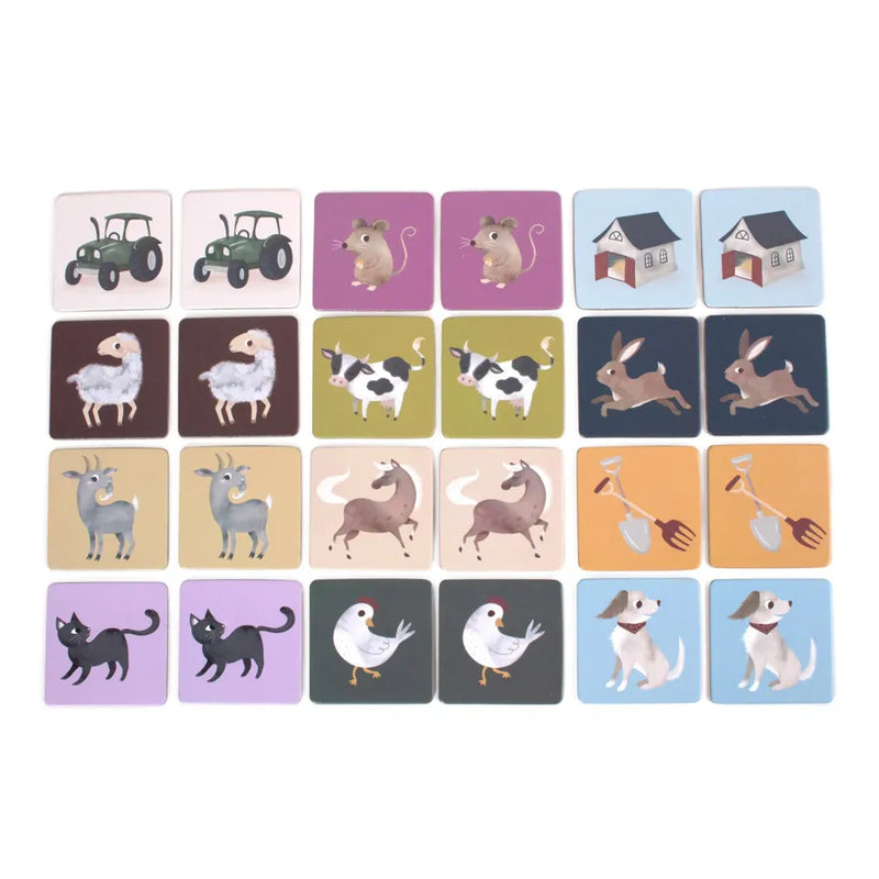 Joc de memorie, Animals, farm animals