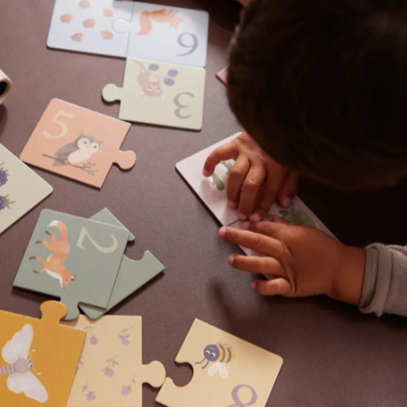 Joc de memorie tip puzzle, Nordic animals