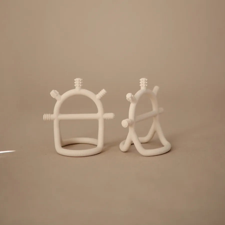 Jucărie pentru dentiție din silicon, No-Drop, shifting sand