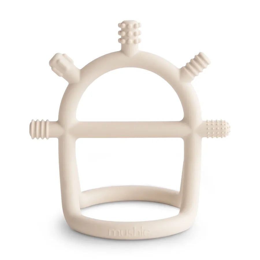 Jucărie pentru dentiție din silicon, No-Drop, shifting sand