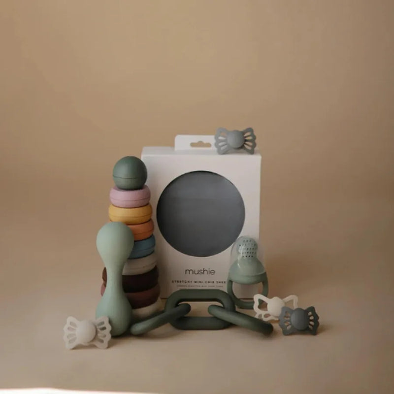 Jucărie senzorială din silicon, cambridge blue