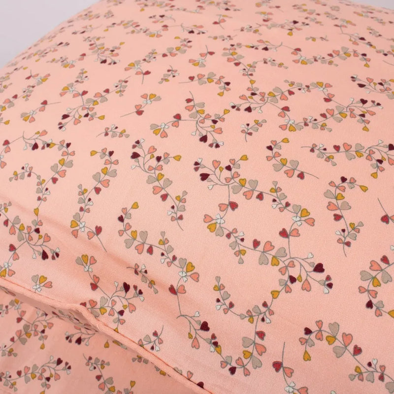 Lenjerie de pat din bumbac organic, Botanical Love, 70 x 140 cm