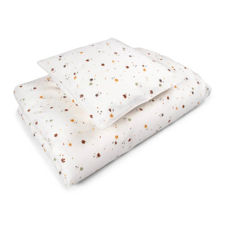 Lenjerie pentru pat din bumbac organic, Chestnuts, 100 x 140 cm