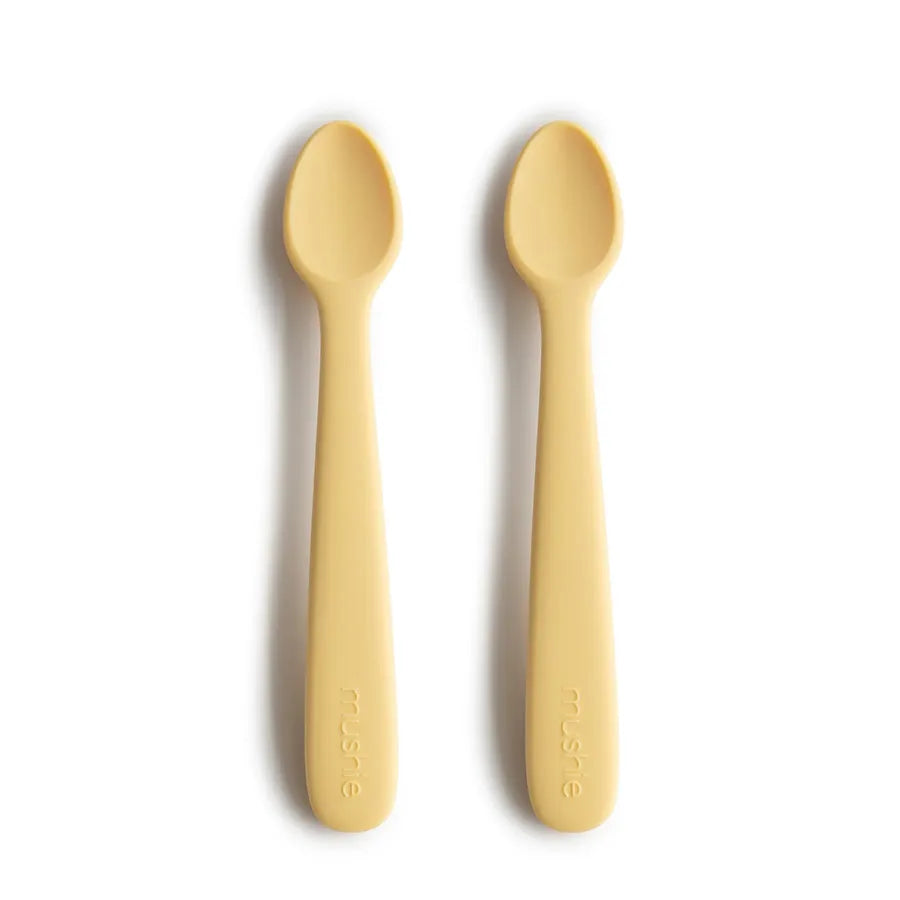 Lingurițe din silicon, set de 2 bucăți, pale daffodil