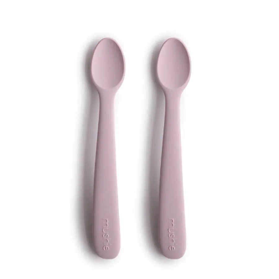 Lingurițe din silicon, set de 2 bucăți, soft lilac