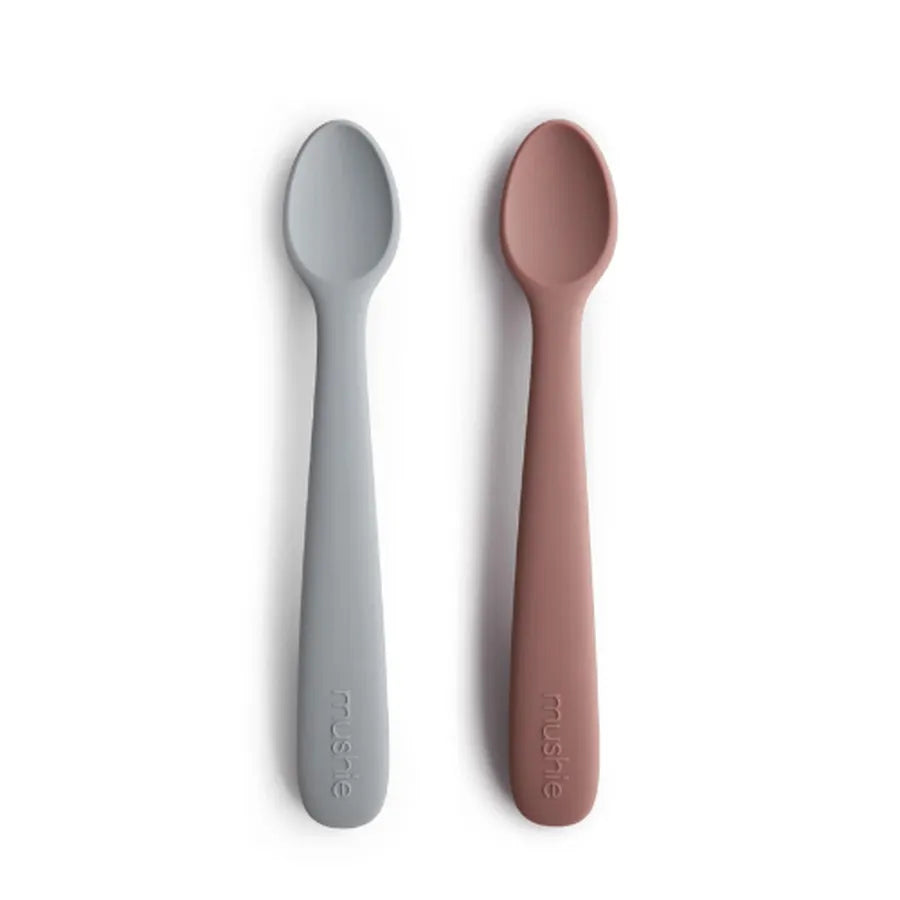 Lingurițe din silicon, set de 2 bucăți, stone cloudy mauve