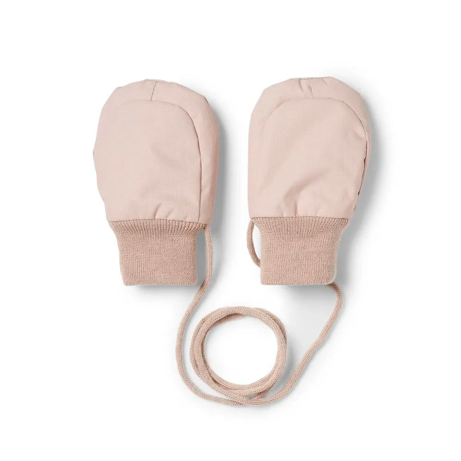 Mănuși din material impermeabil, 0-12 luni, blushing pink