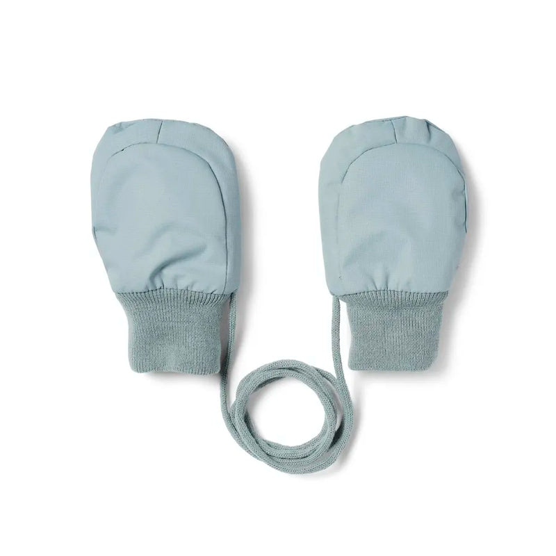Mănuși din material impermeabil, 0-12 luni, pebble green
