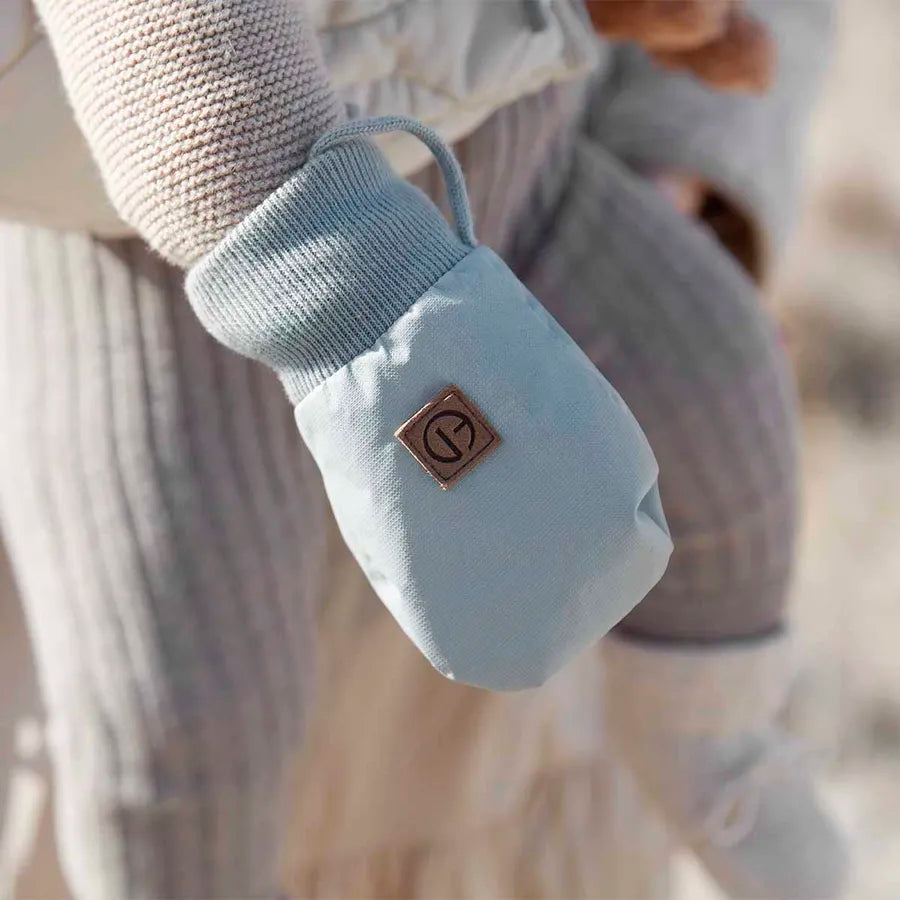 Mănuși din material impermeabil, 0-12 luni, pebble green
