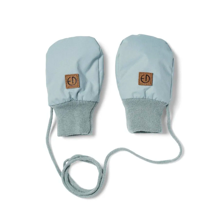 Mănuși din material impermeabil, 0-12 luni, pebble green