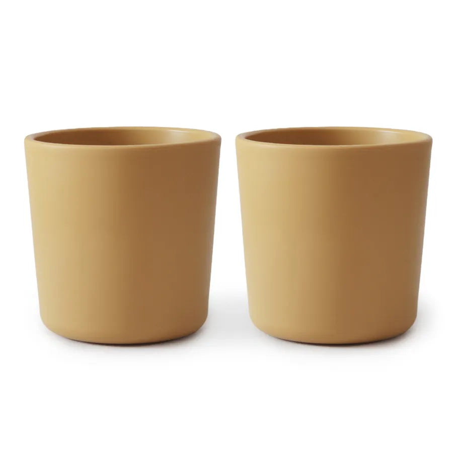 Pahare, set de 2 bucăți, mustard