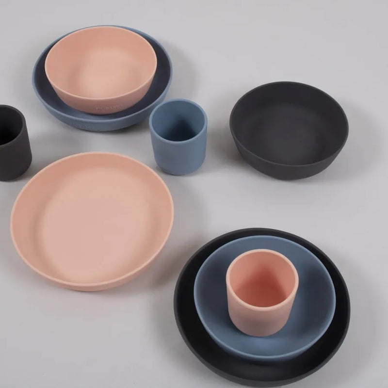 Pahare din silicon, set de 2 bucăți, powder blue