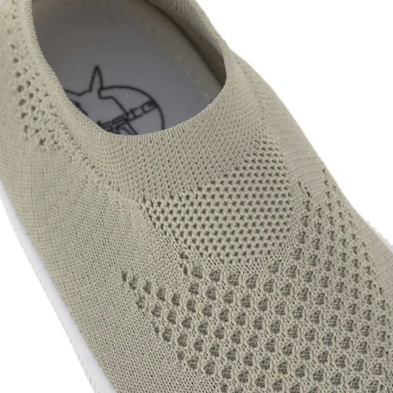 Pantofi slip-on pentru copii, olive