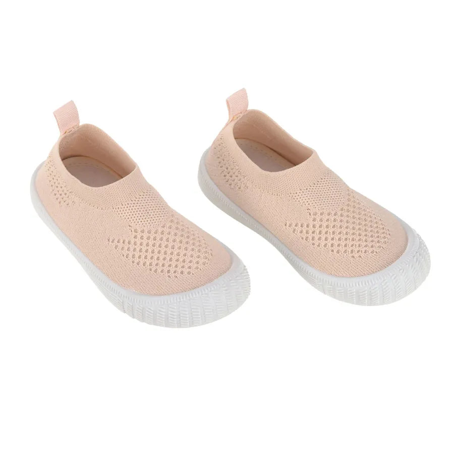 Pantofi slip-on pentru copii, powder pink