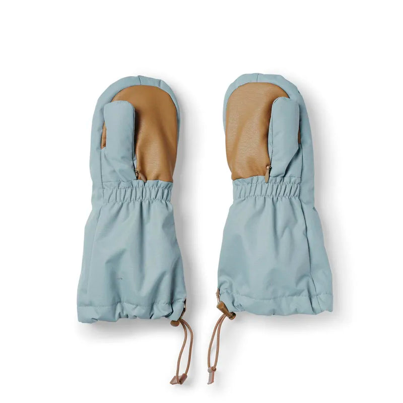 Mănuși din material impermeabil, 1-3 ani, pebble green