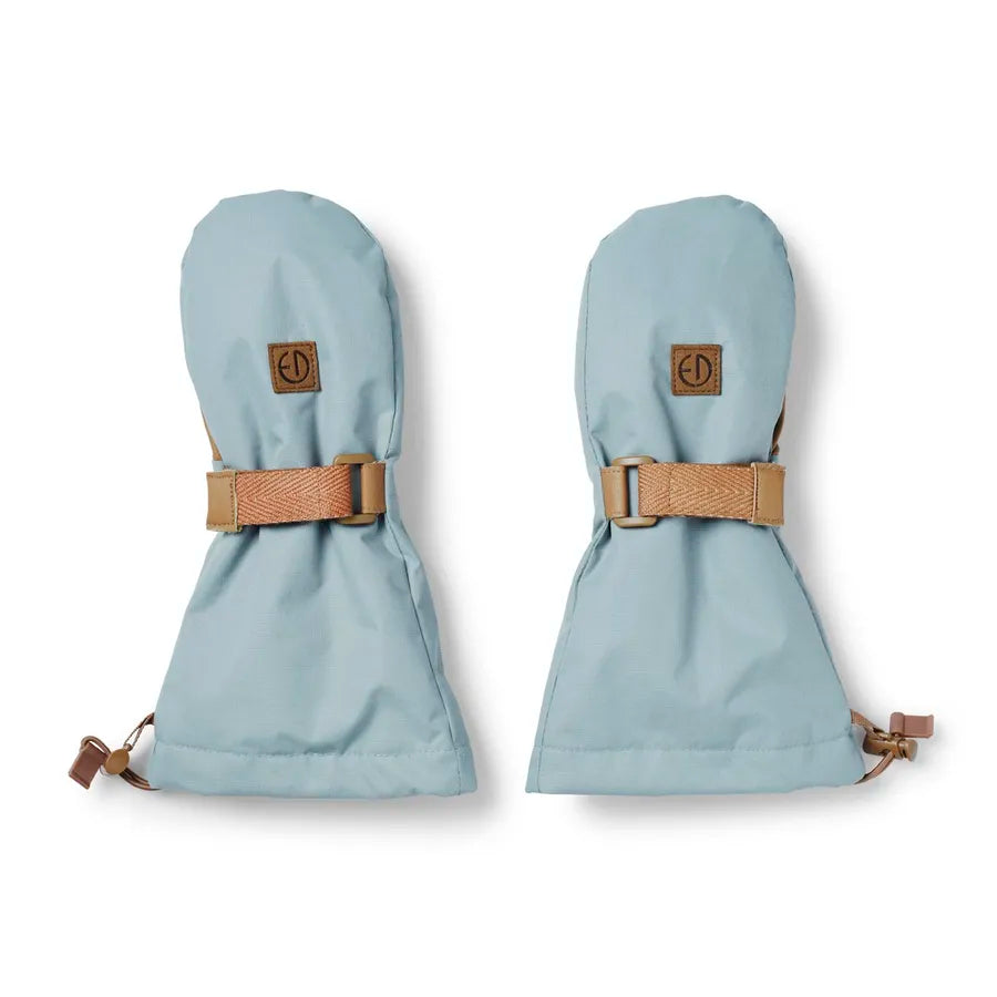 Mănuși din material impermeabil, 1-3 ani, pebble green
